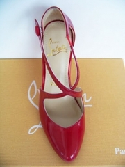 buy Christian Louboutin Louboutin Red suede high-heeled shoes